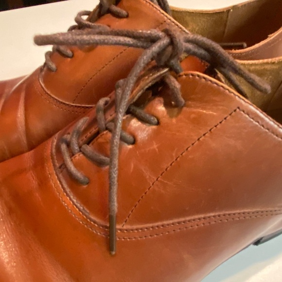 FLORSHEIM Corbetta Cognac Cap Toe Oxfords Leather Mens Sz 12 D - Picture 6 of 16